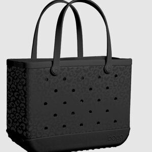 Bogg Bag Original Large Bogg Bag in Onyx Leopard Black